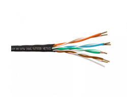 Кабель U/UTP4 cat.5e NETKO, 24 AWG BC, на катушке, PE, outdoor, 305м