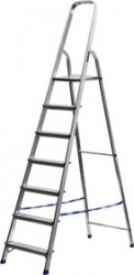 38801-7, Лестница-стремянка СИБИН алюминиевая, 7 ступеней, 145 см