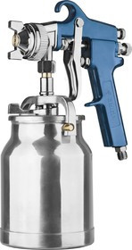 06451-1.8, Краскопульт пневматический ЗУБР "ПРОФЕССИОНАЛ" "ПРО Н350", с нижним бачком, 1,8мм
