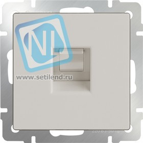 WL03-RJ-45-ivory /Розетка Ethernet RJ-45 (слоновая кость)