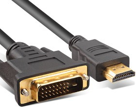 PL1130, Кабель HDMI М - DVI-D, 1.8 м