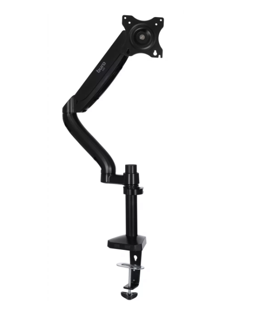 Кронштейн для мониторов ЖК Buro M10 черный 17"-27" макс.9кг крепление к столешнице поворот и наклон