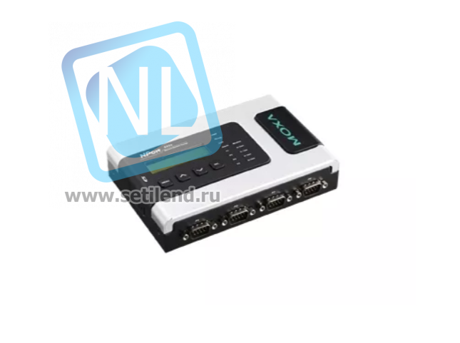 NPort 6450 4-портовый преобразователь RS-232/422/485 в Ethernet с расширенным набором функций MOXA