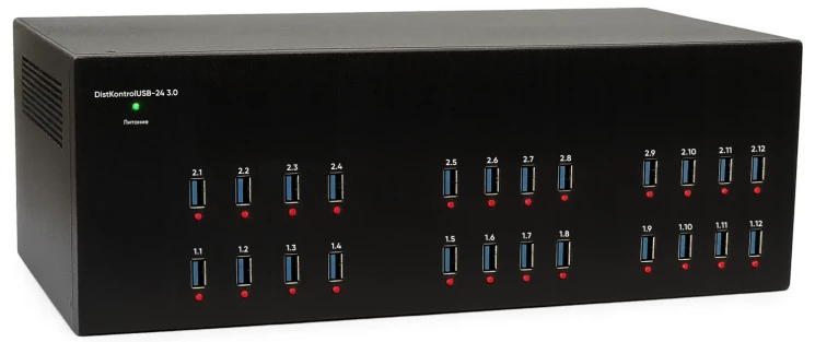 Управляемый USB over IP концентратор DistKontrolUSB-24 3.0