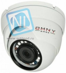 IP камера OMNY BASE miniDome4-WDU миникупольная 4Мп (2592x1520) 18к/с, 2.8мм, F1.8, 802.3af A/B, 12±1В DC, ИК до 25м, EasyMic, WDR 120dB, USB2.0