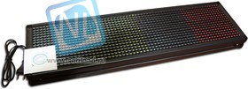 BM1120, Панель "Бегущая строка", Светодиоды 3-х цветов, 100см х 20см, односторонняя, USB