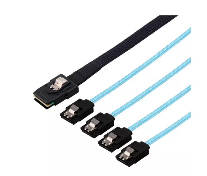 Кабель mSAS-4SATA, 55см, внутренний