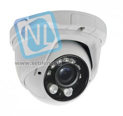 Камера видеонаблюдения SNR-CA-D1000IVA купольная 1/3" CMOS, 1000ТВЛ, 2.8-12мм, ИК-подсветка до 50м, вандалозащищенная