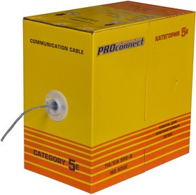 01-0052, Кабель UTP 4PR 24AWG, CAT5e (бухта 305 м)