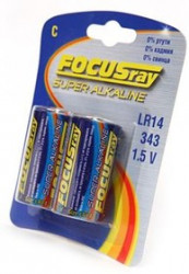 FOCUSray Super Alkaline LR14 BL2, Элемент питания