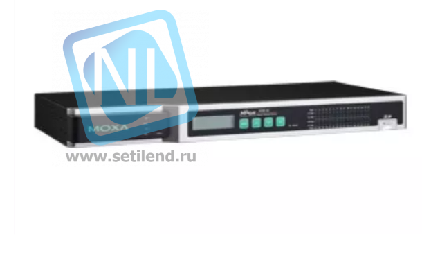 NPort 6650-16 16-портовый преобразователь RS-232/422/485 в Ethernet с расширенным набором функций, с расширенным диапазоном температур