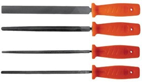 Напильник FIT 42705 и 4 шт 200мм пластиковая ручка