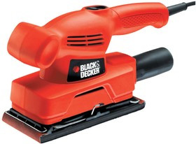Машинка шлифовальная плоская (вибрационная) BLACK & DECKER KA300-XK 135Вт размер подошвы 90х187мм