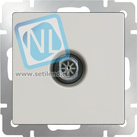 WL03-TV-ivory / ТВ розетка оконечная (слоновая кость)