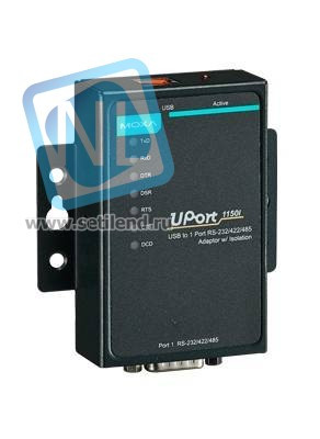 UPort 1150I 1-портовый преобразователь USB в RS-232/422/485 с изоляцией 2 КВ MOXA