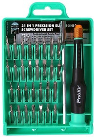 SD-9802 Pro'sKit Отвертка со сменными битами прецизионная (30 бит)