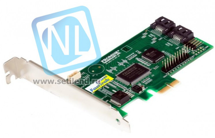 Контроллер Promise Promise FastTrak PDC42819 Int-2xSATA 2xSAS/SATA RAID1/0 U300 LP PCI-E1x-TX2650(NEW)