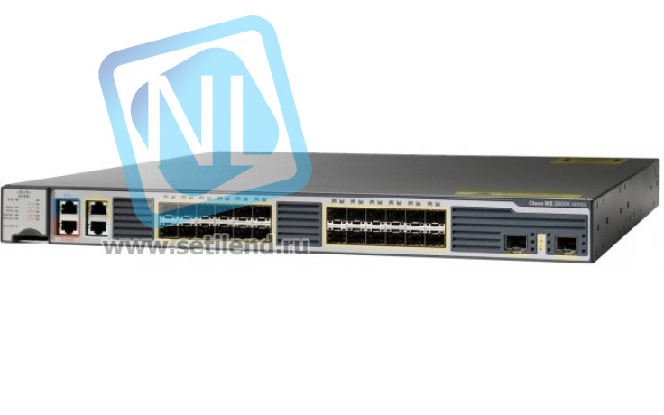 Коммутатор Cisco ME-3600X-24FS-M, с активированными Layer 3 и портами 10G