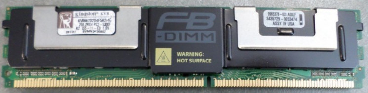 Модуль памяти Kingston KVR667D2D4F5K2/4G DDRII FBD 4GB(2x2GB) PC2-5300 667MHz Kit-KVR667D2D4F5K2/4G(NEW)