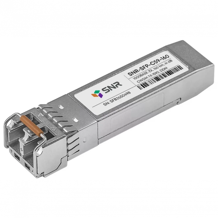 Модуль SFP CWDM оптический, дальность до 160км (41dB), 1590нм