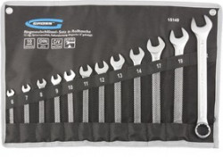 15149, Набор ключей комбинированных 6-22 мм, 12 шт., CrV, холодный штамп