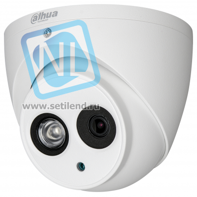Мультиформатная купольная мини камера Dahua DH-HAC-HDW1220EMP-A-0280B-S3 HDCVI/HDTVI/AHD/CVBS, 1080p @ до 30 к/с , 2.8 мм, ИК до 50м, 12 В