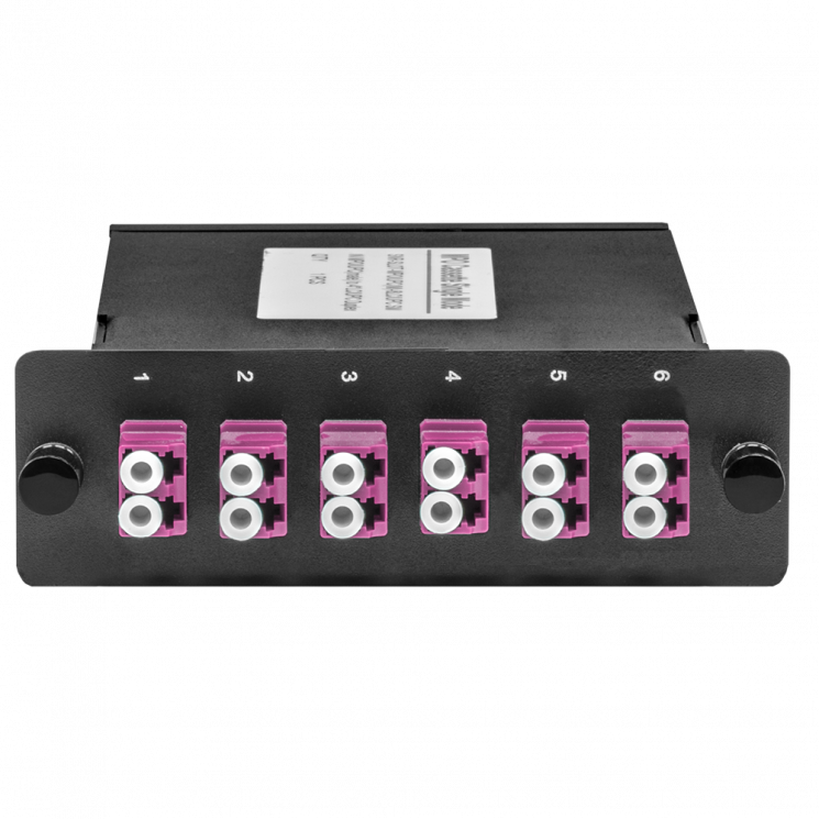 Кассета распределительная MPO/UPC на 12 LC/UPC портов, MM (OM4)