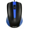 Мышь Acer OMW011 черный/синий оптическая (1200dpi) USB (3but)