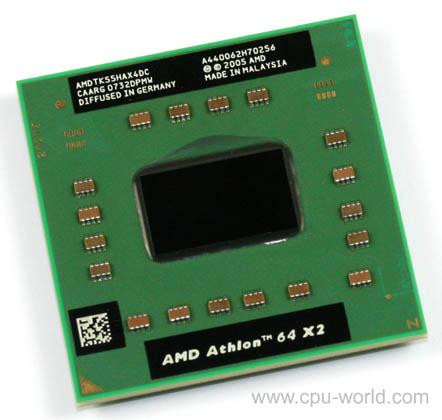 Процессор AMD AMDTK55HAX4DC Athlon 64 X2 Mobile TK-55 1800Mhz (512/800/1,35v) 31W DC s1(638)-AMDTK55HAX4DC(NEW)