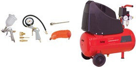 Компрессор FUBAG HOUSE MASTER KIT поршневой безмасляный, 1100 Вт, 180л/мин, 8бар