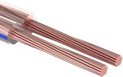 01-6210-6, Кaбель акустический 2х6,00 мм² прозрачный BLUELINE (бухта 100 м)