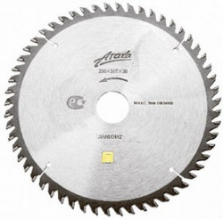 Круг пильный твердосплавный АТАКА 8078000 190х54Tх16мм ламинат дсп б/рез профи
