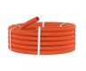 Труба гофрированная ПНД гибкая легкая d50мм с протяжкой оранж. (уп.15м) DKC 71950