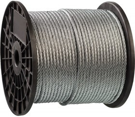 4-304110-10, Трос стальной, оцинкованный, DIN 3055, d=10 мм, L=50 м