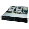 Платформа Supermicro 2U SYS-6129P-ACR12N4G, Два процессора Intel Xeon Scalable, DDR4, 12x3.5" SATA HDD, 2x 25Gb SFP28, до двух графических ускорителей