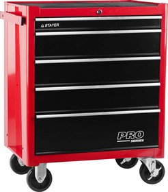 38907-5, Тележка инструментальная STAYER "EXPERT", 5 ящиков, 688х458х885мм
