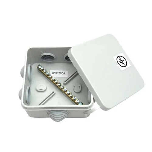 Коробка распределительная ОП 100х100х50мм IP55 для уравн. потенциалов HEGEL КУП2604-И