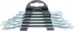 152305, Набор ключей рожковых, 6 х 17 мм, 6 шт., хромированные