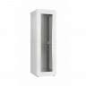 Напольный шкаф серии Lite 19", 24U, стеклянная дверь, Ш600хВ1167хГ600мм, в разобранном виде, серый