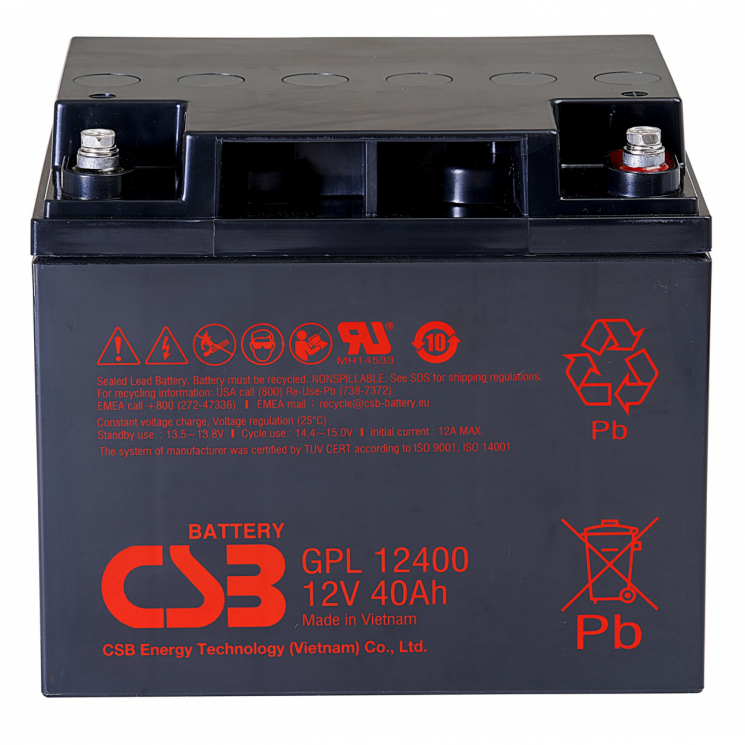 Аккумулятор CSB GPL12400 I