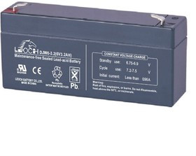 DJW6-3.2, Аккумулятор свинцовый 6B-3.2Ач 134x34x60