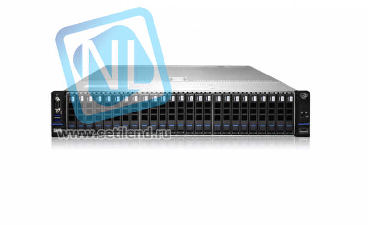 Серверная платформа SNR-SR2225RE, 2U, AMD EPYC, DDR4, 25xHDD, резервируемый БП