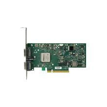 MNEH28-XTC ConnectX&trade; EN, Ethernet Network Interface Card, Dual Port 10GBASE-CX4, PCIe 2.0 x8 2.5GT/s, MemFree, Fiber Media Adapter Support, tall bracket, RoHS R5 Compliant