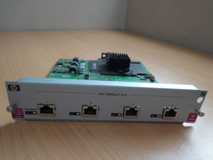 Коммутатор HP J4821-69301 Procurve Switch XL 100/1000-T Module, 4 ports-J4821-69301(NEW)