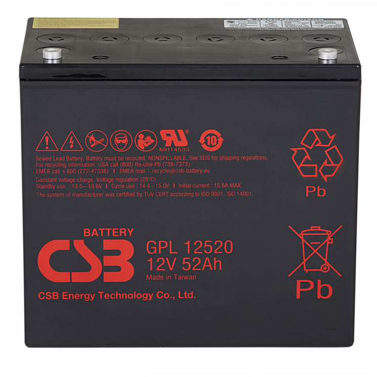 Аккумулятор CSB GPL12520