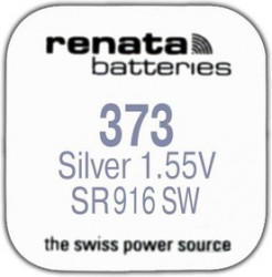 R 373 (SR 916 SW, 1.55V, 29mAh, 9.5x1.6mm)(батарейка для часов)