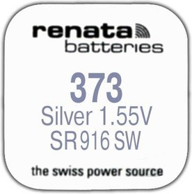 R 373 (SR 916 SW, 1.55V, 29mAh, 9.5x1.6mm)(батарейка для часов)