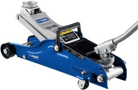 43057-2.5, Домкрат гидравлический подкатной T65, 2,5т, 90-360мм, ЗУБР Профессионал 43057-2.5