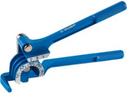 23526-10, Трубогиб ЗУБР "ЭКСПЕРТ" МИНИ для точной гибки медных труб под углом до 180град, 6, 8, 10 мм, 3-в-1