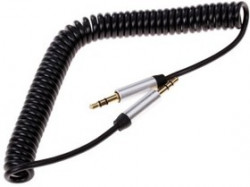 PL1028, Кабель 3.5" Jack (M) - 3.5" Jack (M) витой, 2м, черный